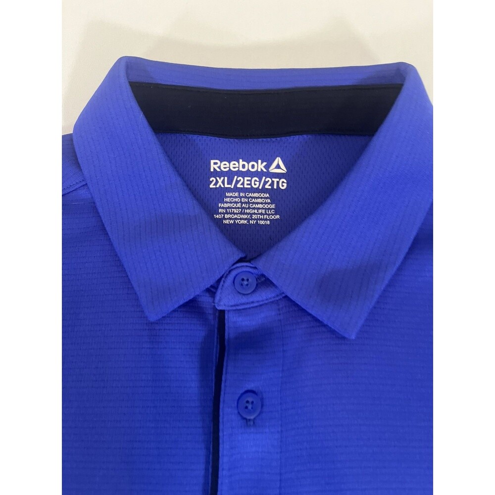 Reebok Royal Blue polo NWT 2XL - Picture 12 of 16